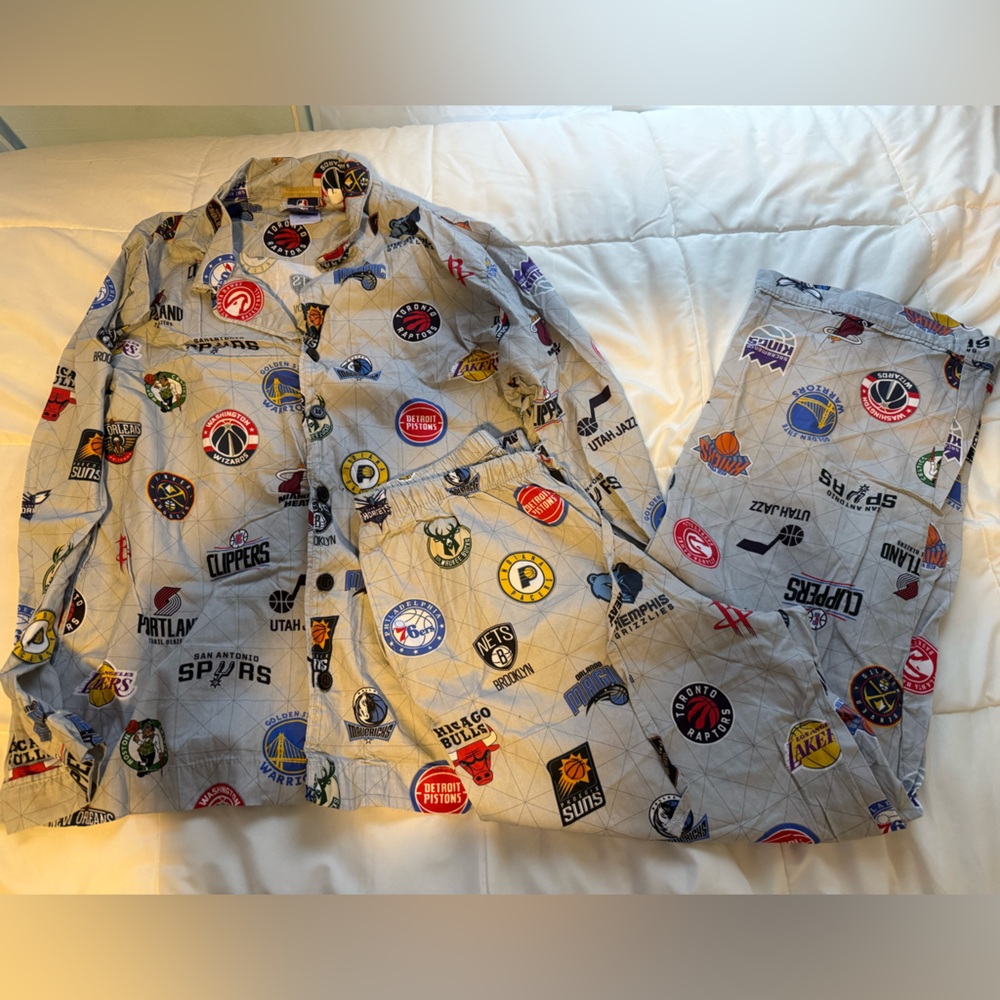 NBA for Pottery Barn Big Boys Pajamas Cotton Basketball